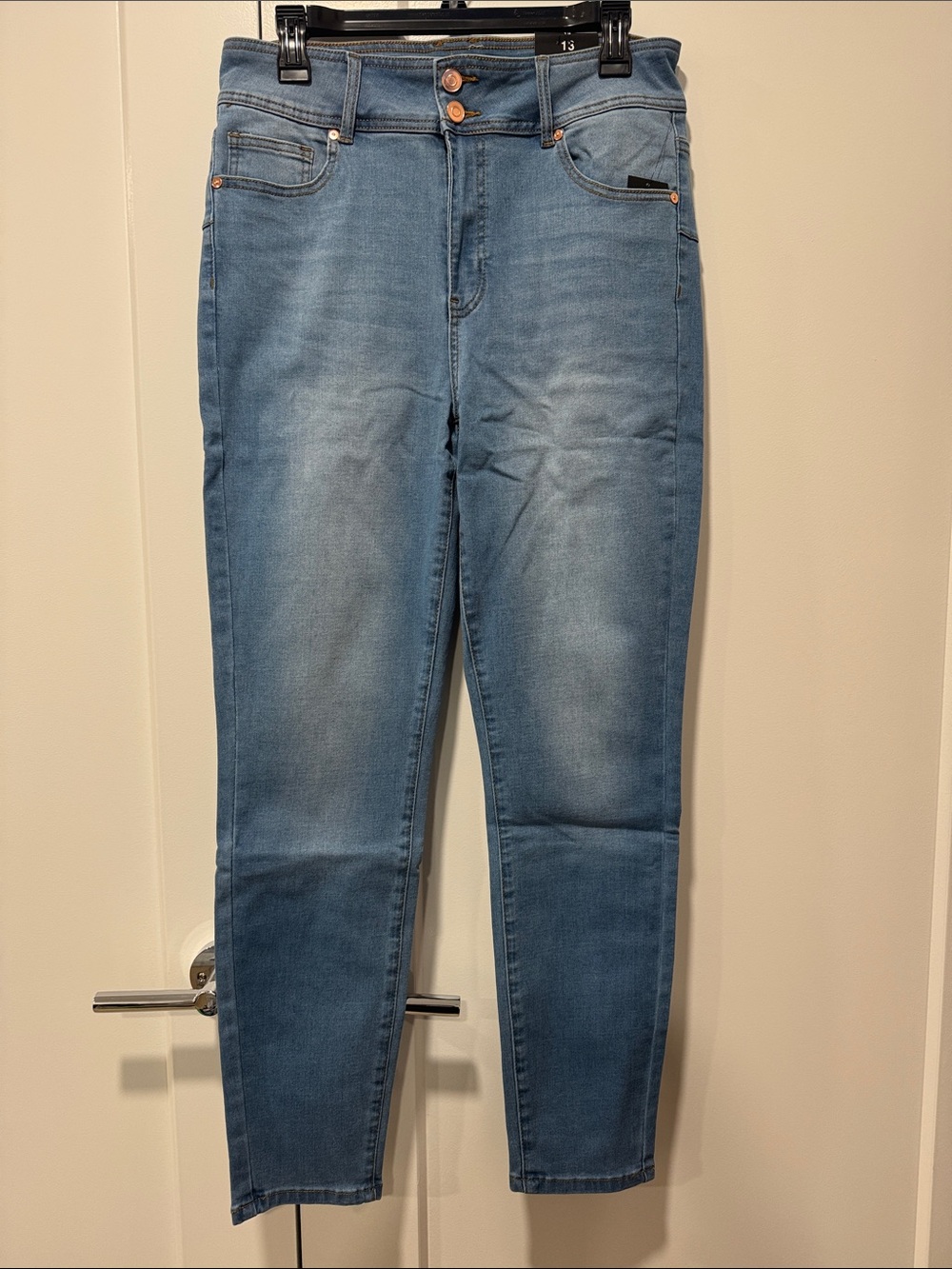 Fashion Nova Light Blue Skinny Jeans